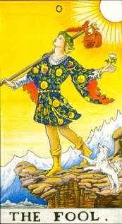 The Fool - Universal Waite Tarot Card Deck