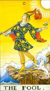 The Fool - Universal Waite Tarot Card Deck