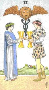2 of Cups