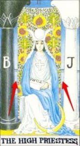 Water Body in The High Priestess Card Water Body in The High Priestess Card