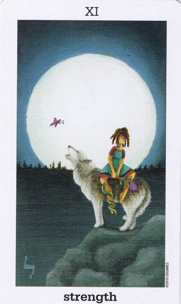 Strength - Sun and Moon Tarot Deck