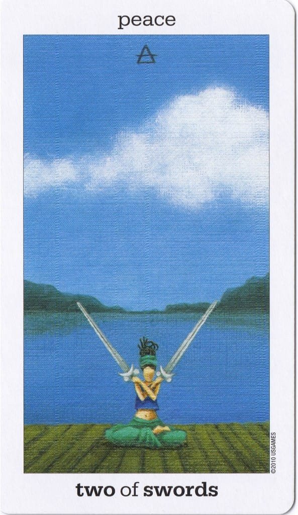 2 of Swords - Sun and Moon Tarot Deck