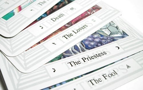 Stack of Tarot Cards