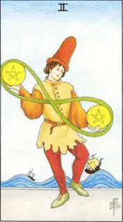 Major Arcana: Cycles of Life - I: The Lemniscate - 7 2 of Pentacles