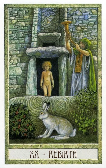 The Druidcraft Tarot Deck - 10 Rebirth - The Druidcraft Tarot Deck