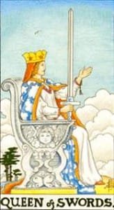 Queen of Swords - Rider-Waite-Smith Tarot