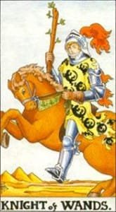 Knight of Wands - Rider-Waite-Smith Tarot