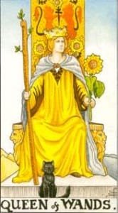 2 of Wands: Mars in Aries: The Adventure Begins - 26 Queen of Wands - Rider-Waite-Smith