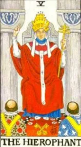 Five in the Tarot Cards - Changing the Status Quo - 2 The Hierophant