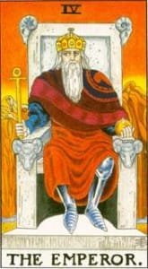 2 of Wands: Mars in Aries: The Adventure Begins - 7 The Emperor - Rider-Waite-Smith