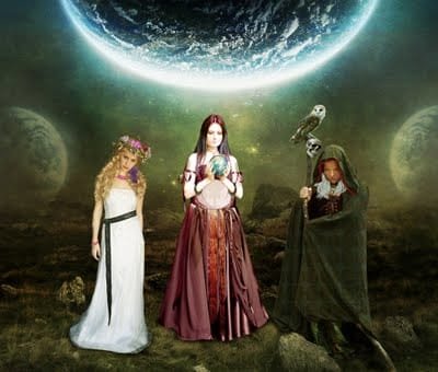 Archetypes in Tarot - The Wise Old Man - 4 maiden mother and crone