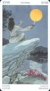 Pagan Tarot - Moon Card