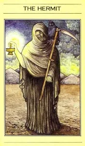 The Mythic Tarot - 5 The Hermit - Cronos