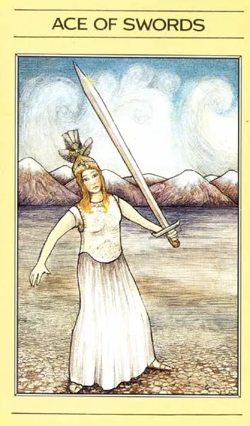 Ace of Swords - Mythic Tarot
