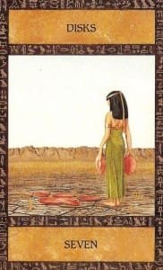 7 of Disks AET 7 of Pentacles