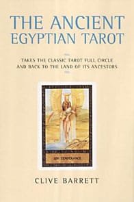 Ancient Egyptian Tarot Book by Clive Barrett