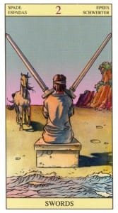2 of Swords - New Vision Tarot Deck