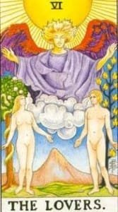 9 of Swords: Mars in Gemini: Weaponizing Mental Sharpness - 10 The Lovers - Rider-Waite-Smith Tarot