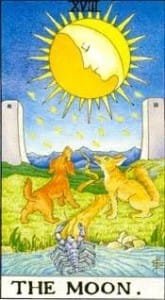 The Moon - Rider-Waite-Smith Tarot