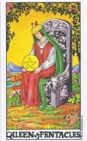 Queen of Pentacles - Rider-Waite-Smith