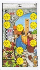 10 of Pentacles - Rider-Waite-Smith Tarot