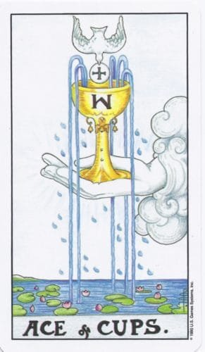 Missing a Tarot Card? - 2 Ace of Cups - Rider-Waite-Smith Tarot