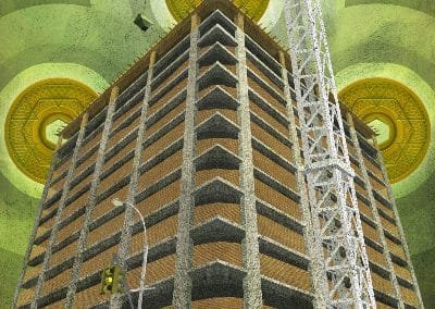 Urban Tarot three of disks - Urban Tarot three of disks