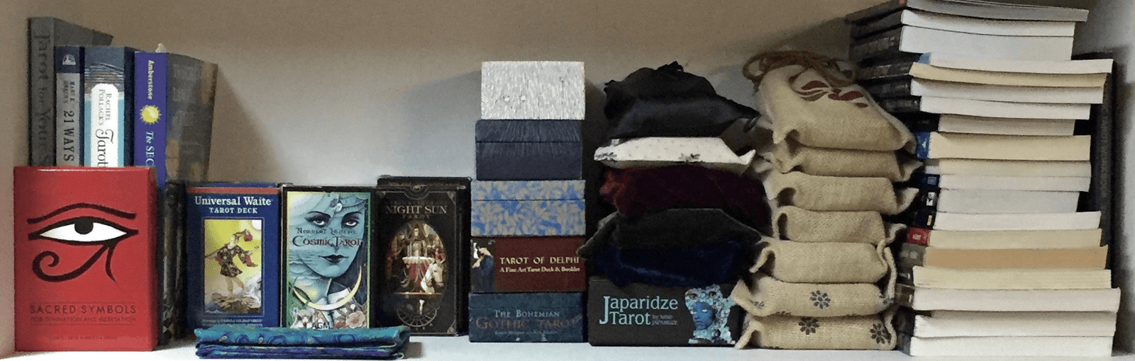 Tarot Decks in Shelf