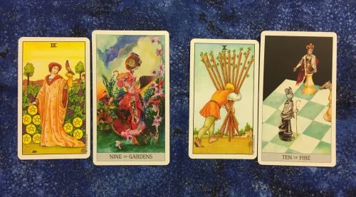 Interpreting Imagery Differences in Rider-Waite-Smith Based Tarot Card Decks - 4 The Universal Waite Tarot Card Deck and The Japaridze Tarot - Imagery Differences and Similarities