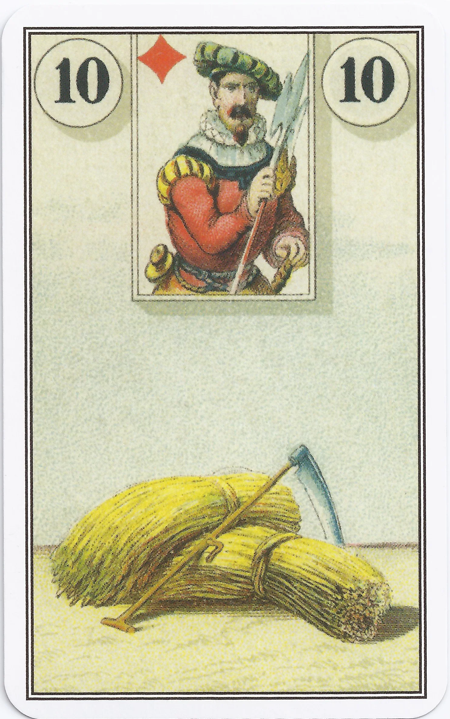 French Cartomancy Lenormand - 10 - Scythe