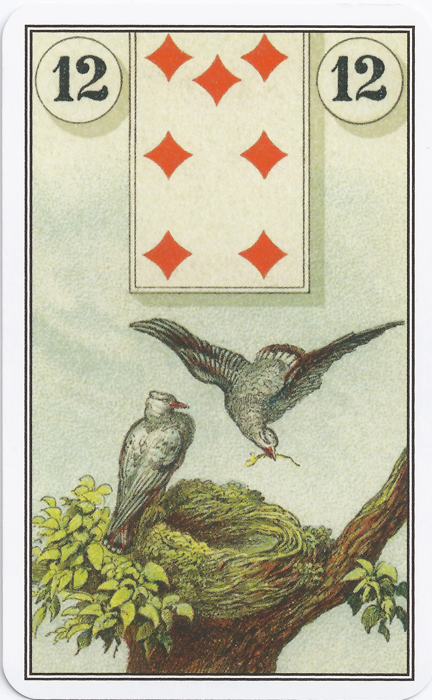 French Cartomancy Lenormand - 12 - Birds