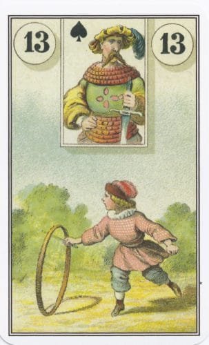 Lenormand Card Meanings: Keywords for All 36 Cards - 14 French Cartomancy Lenormand - 13 - Child