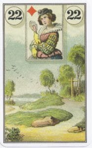 French Cartomancy Lenormand - 22 - Crossroads