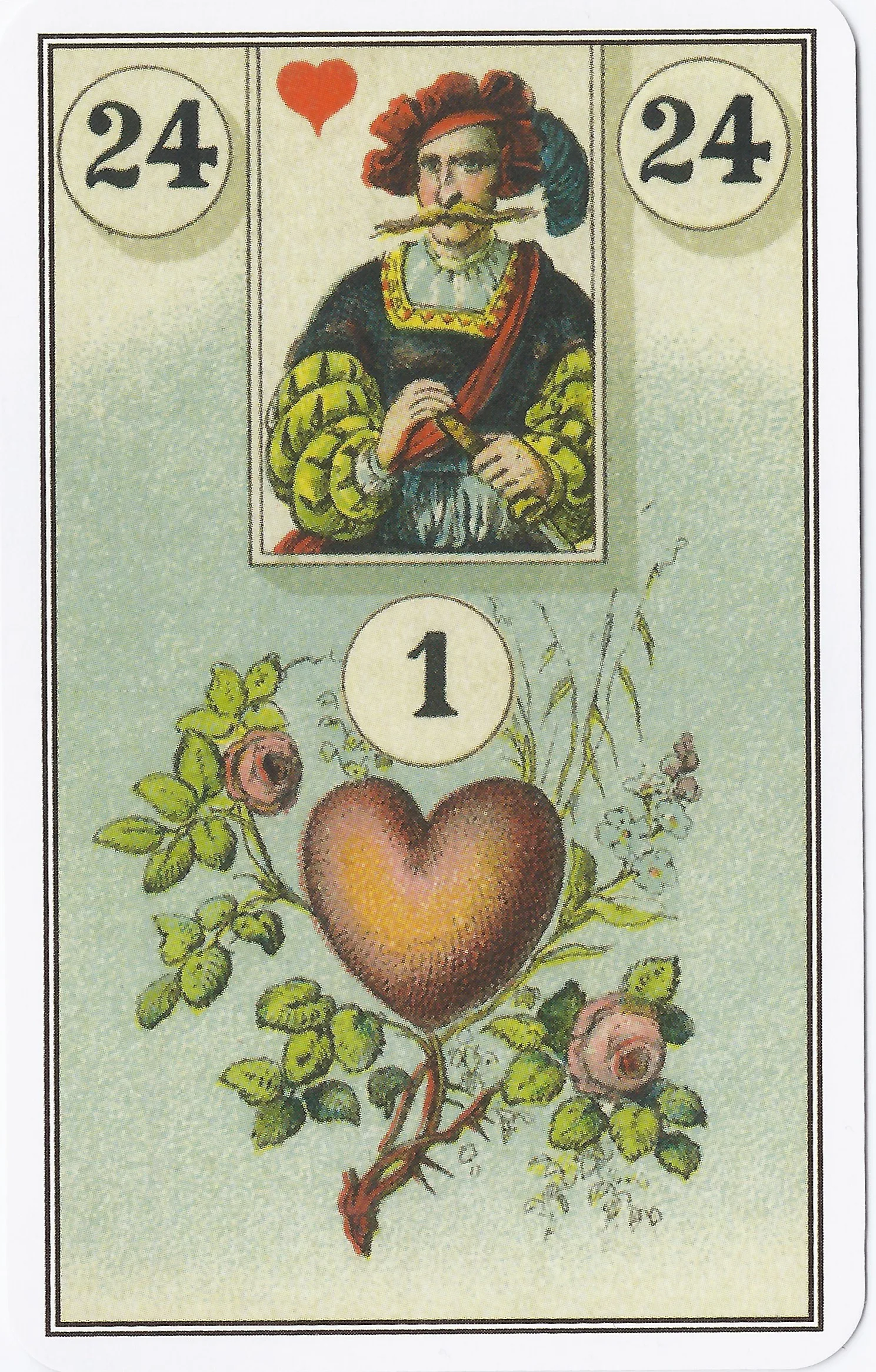 French Cartomancy Lenormand - 24 - Heart