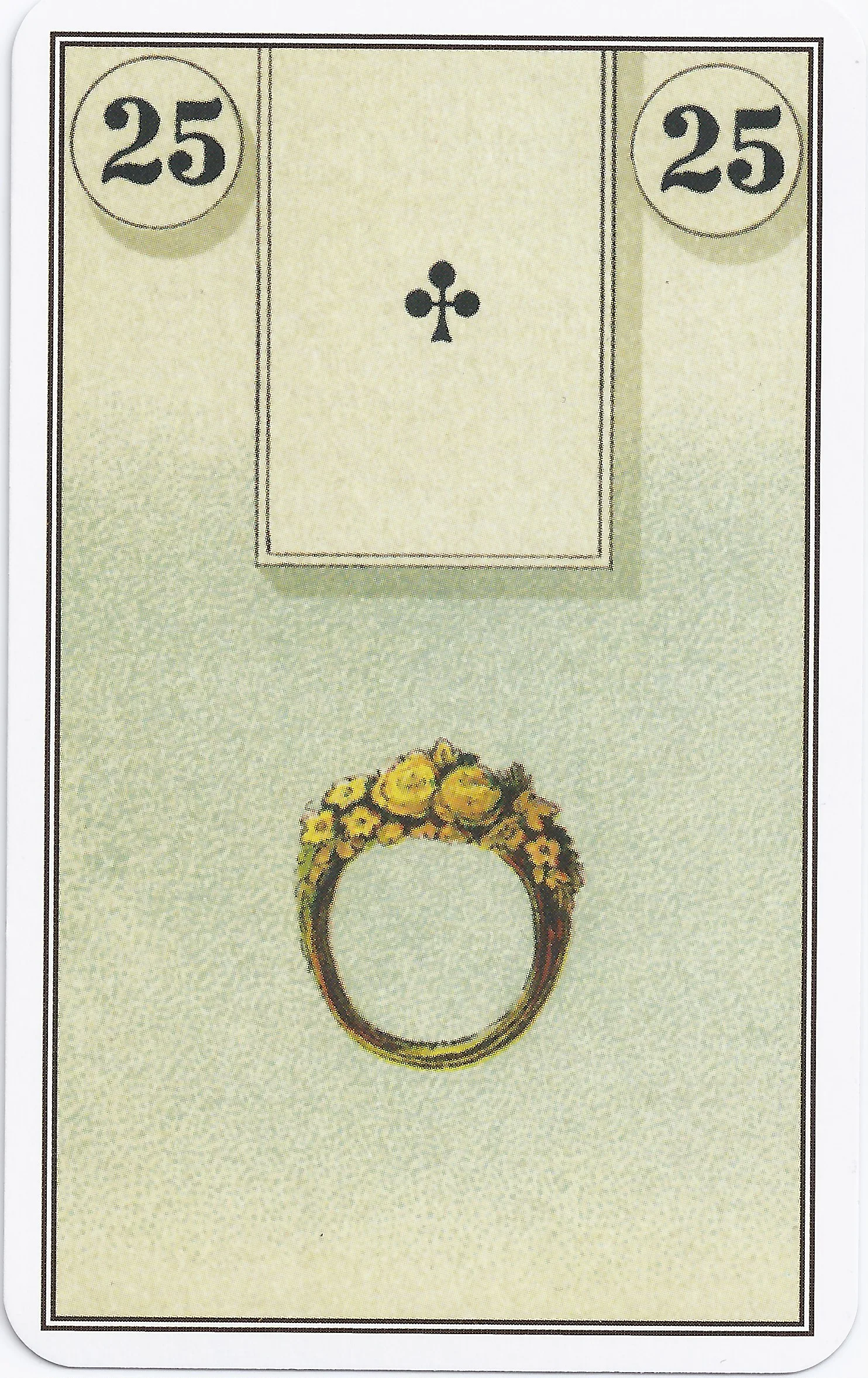 French Cartomancy Lenormand - 25 - Ring