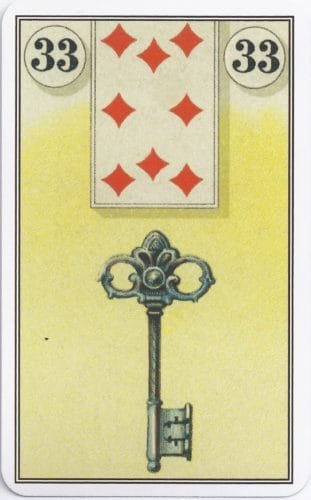 Lenormand Card Meanings: Keywords for All 36 Cards - 34 French Cartomancy Lenormand - 33 - Key