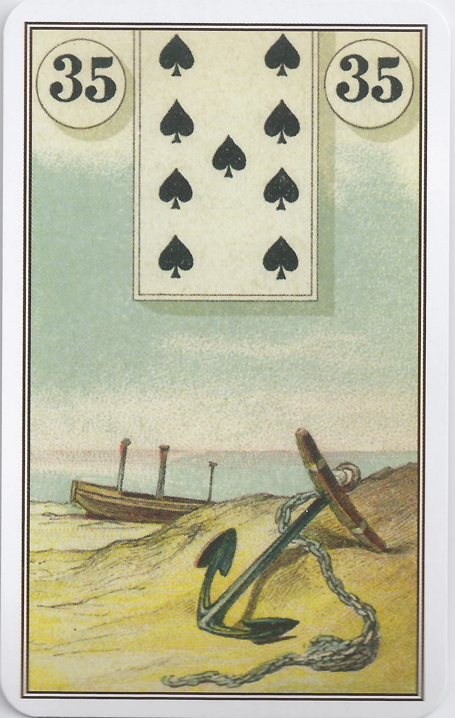 French Cartomancy Lenormand - 35 - Anchor