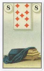 French Cartomancy Lenormand - 8 - Coffin