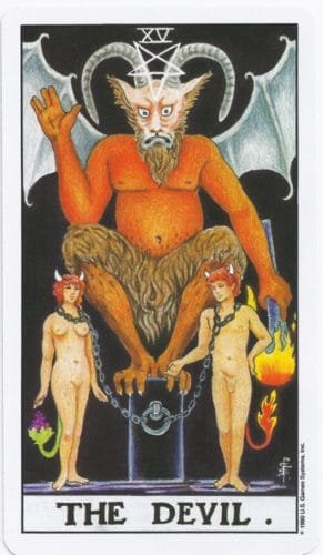 What The Devil? - 7 The Devil - Rider-Waite-Smith Tarot Deck