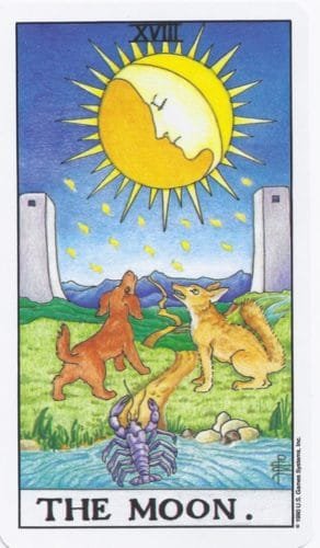 The Moon - Rider-Waite-Smith Tarot