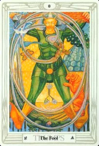 Zero - The Endless Possibilities - 3 0 - The Fool - Thoth Tarot