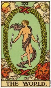21 - The World - Rider-Waite-Smith Tarot