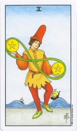 2 of Pentacles - Rider-Waite-Smith Tarot