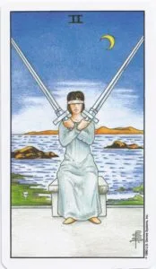 2 of Swords - Rider-Waite-Smith