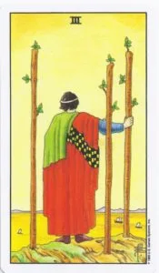 3 of Wands - Rider-Waite-Smith Tarot