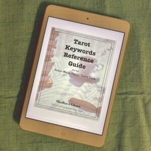 Tarot Keywords Reference Guide (Portrait) on iPad Mini