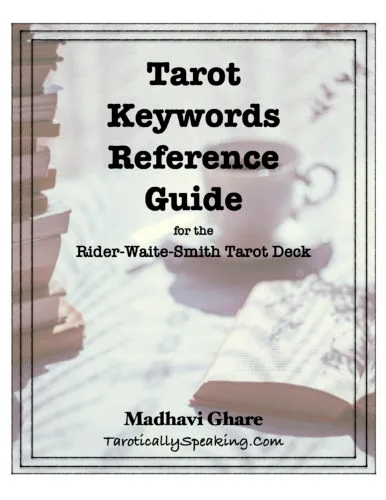 Tarot Keywords Reference Guide PDF Cover Tarot Keywords Reference Guide PDF Cover