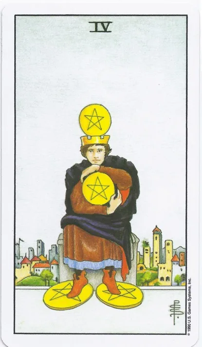 Four of Pentacles - Rider-Waite-Smith