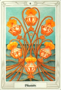 6 of Cups - Pleasure - Thoth Tarot
