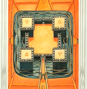 4 of Pentacles - Power - Thoth Tarot